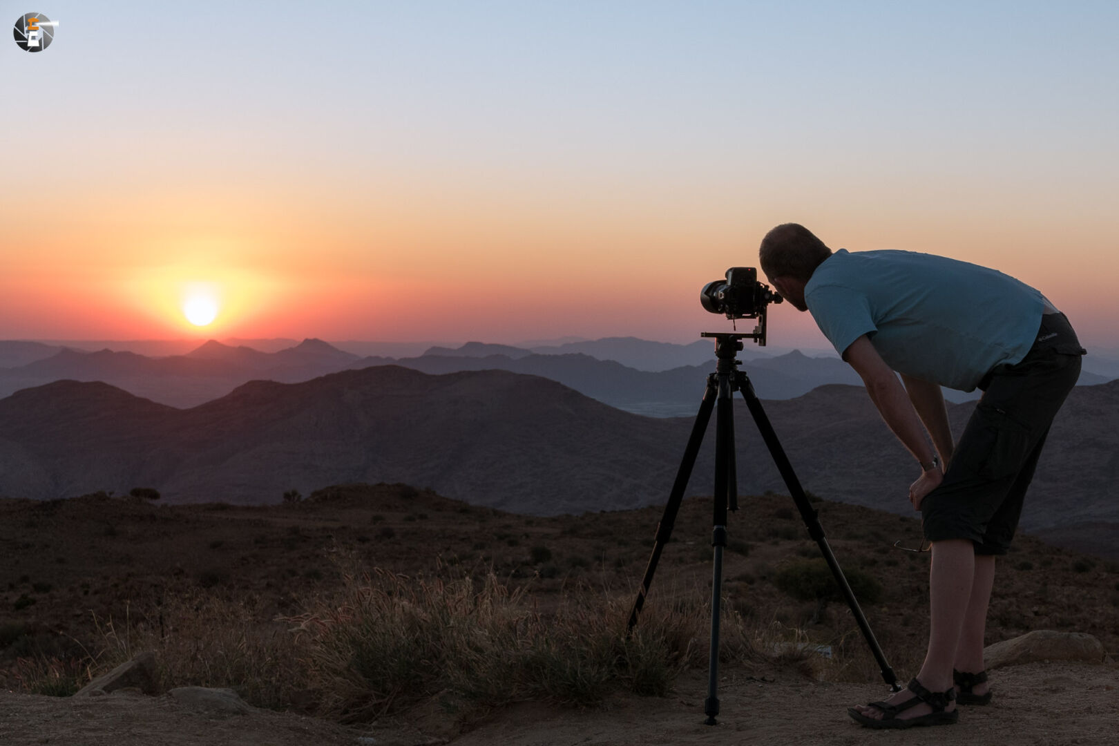 Jens bei der Arbeit am Spreetshoogte Pass