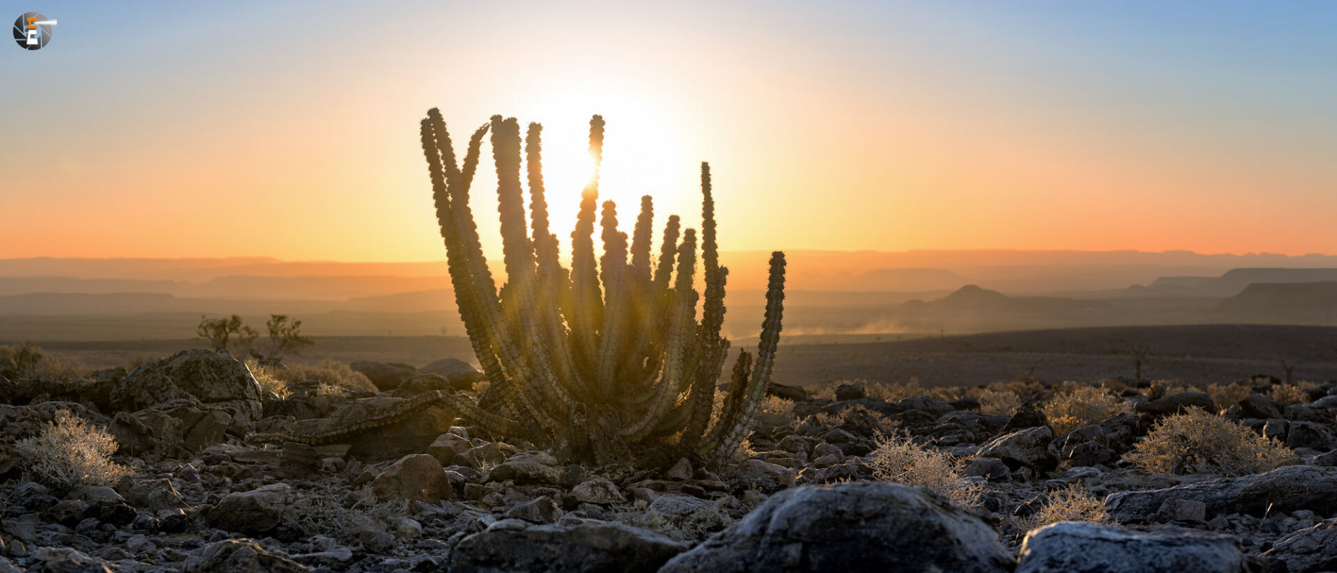 At the edge of Fish River Canyon