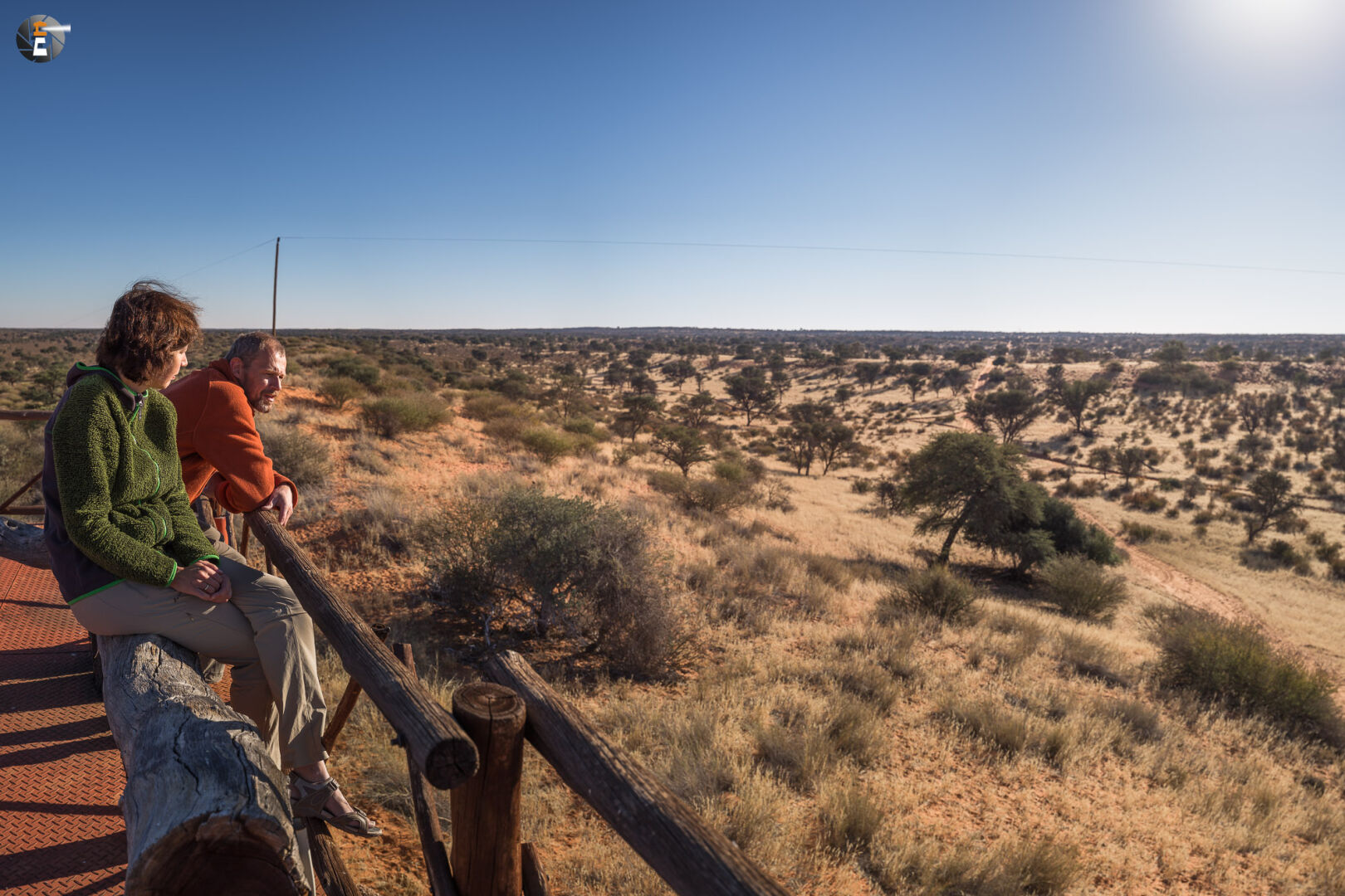 Morgens in der Kalahari