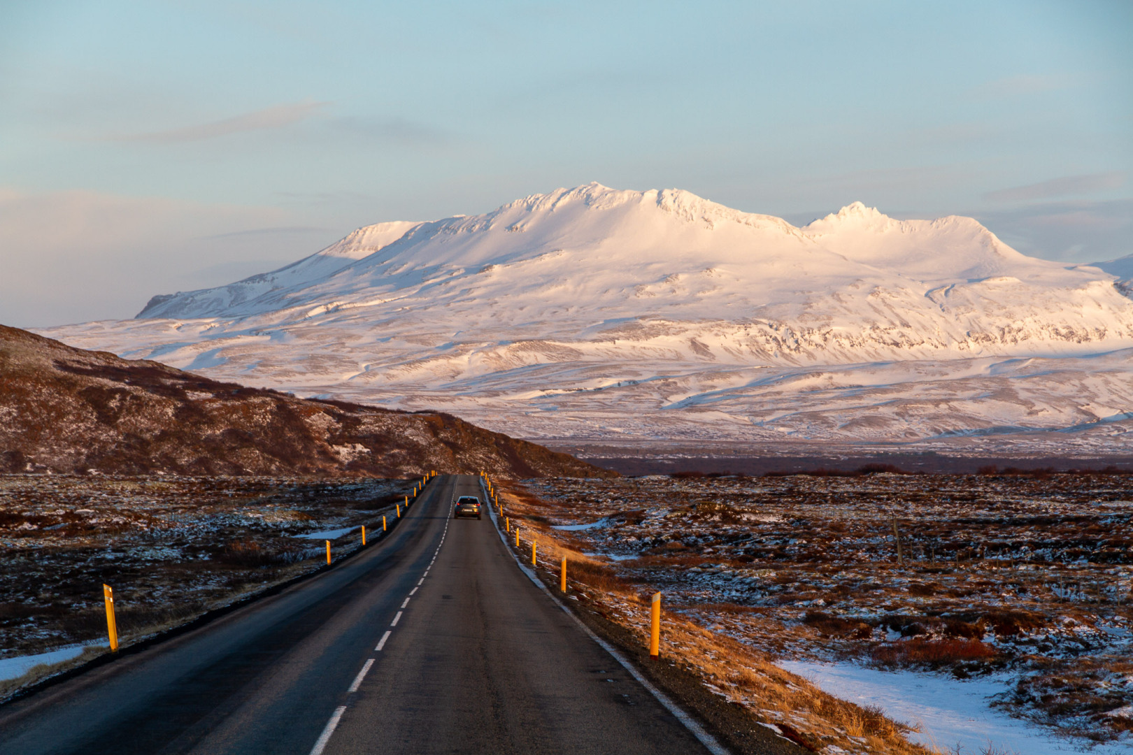 A glory winter morning