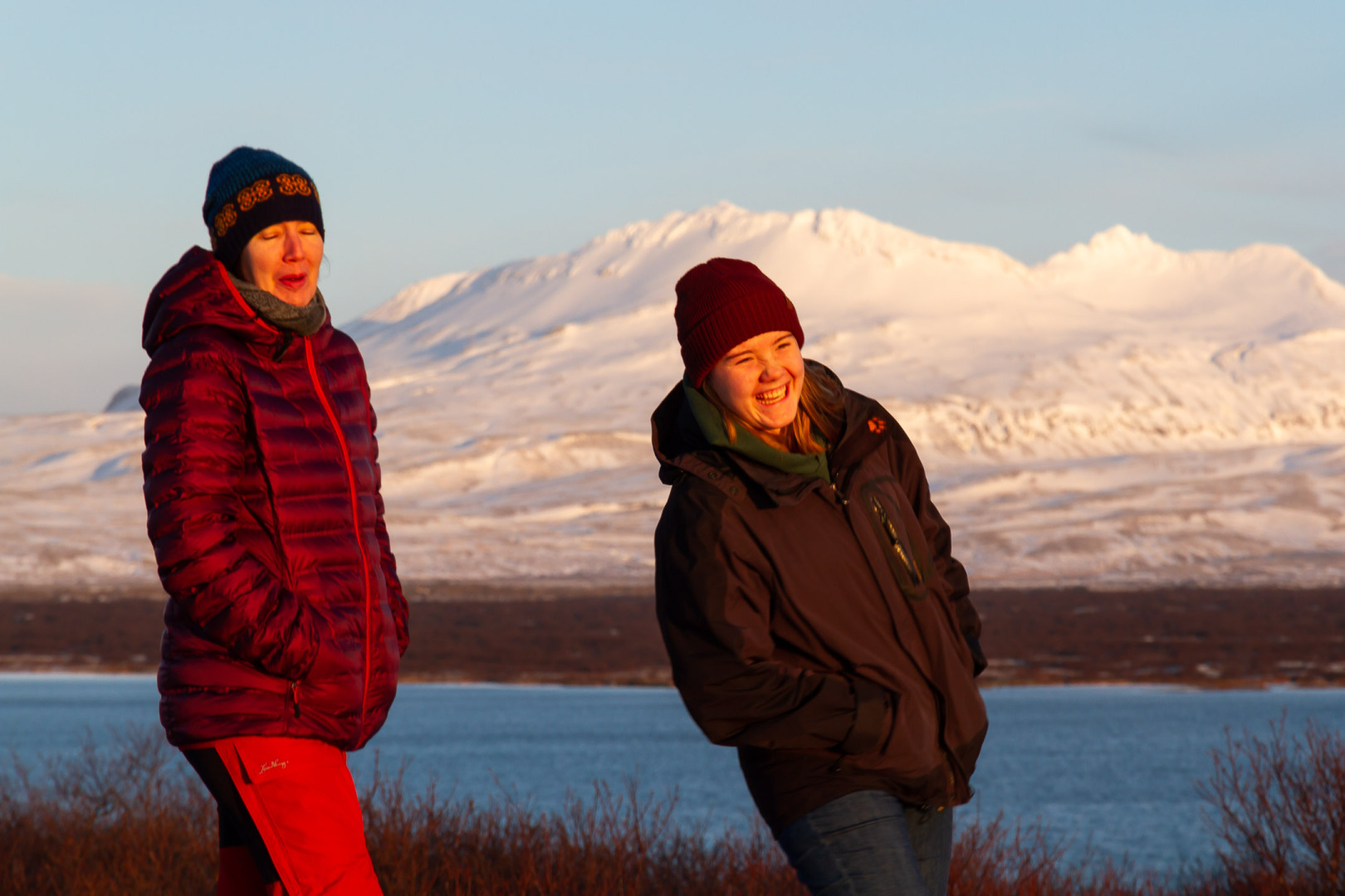 A glory winter morning