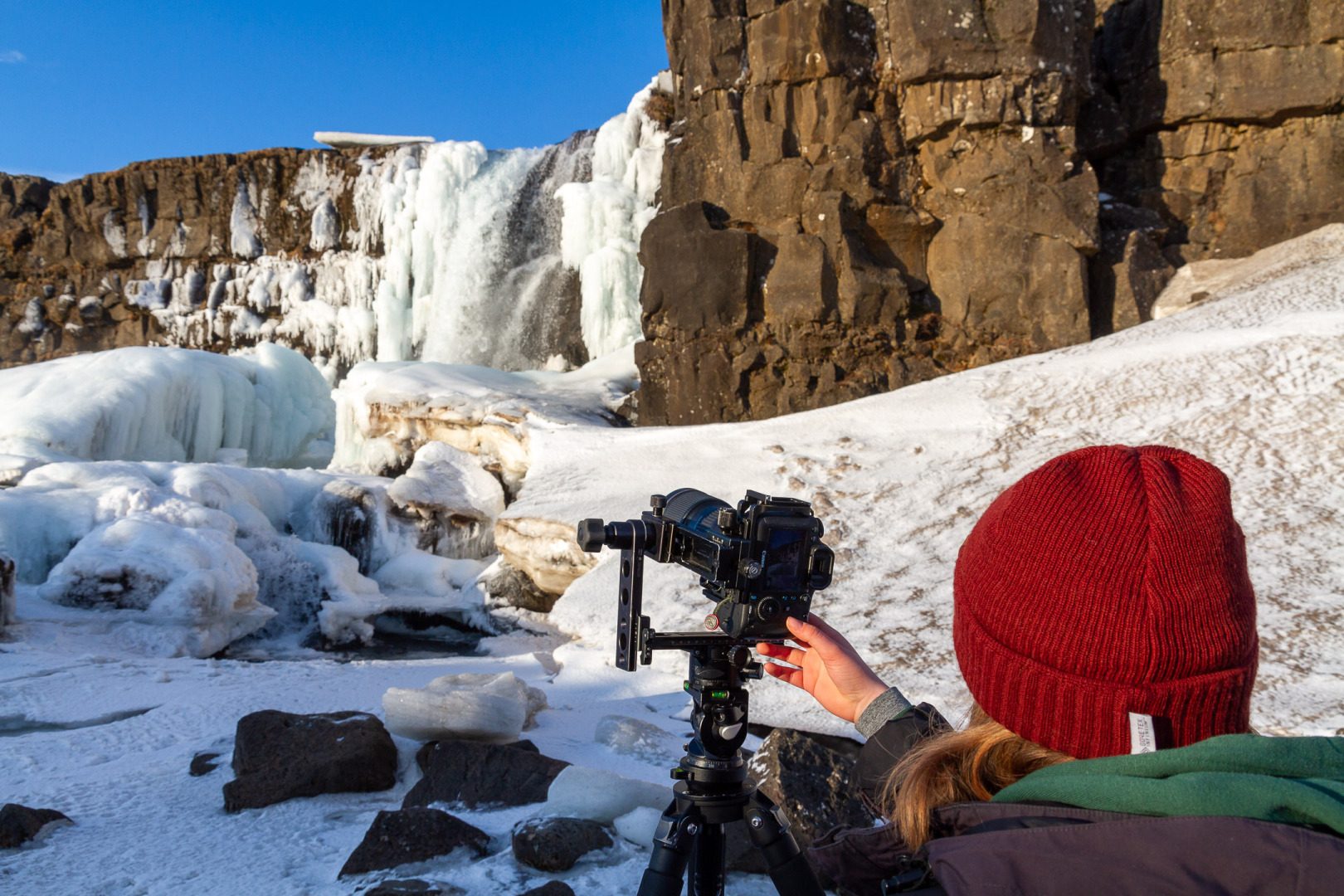 Making of Öxarárfoss
