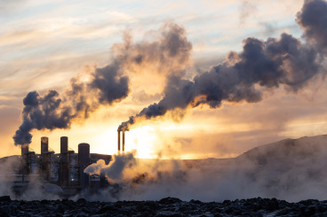 Geothermiekraftwerk auf Reykanes