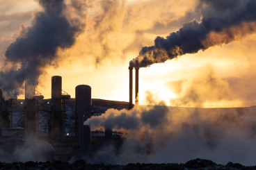 Geothermiekraftwerk auf Reykanes