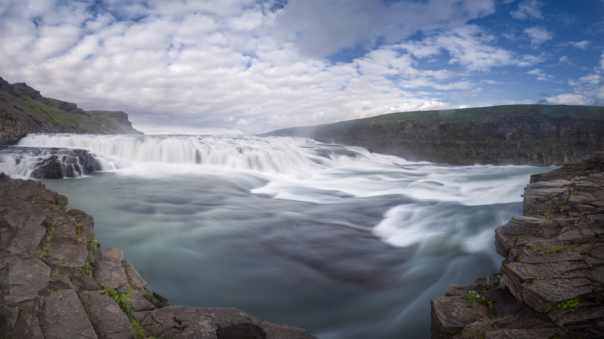 Very close to the fall