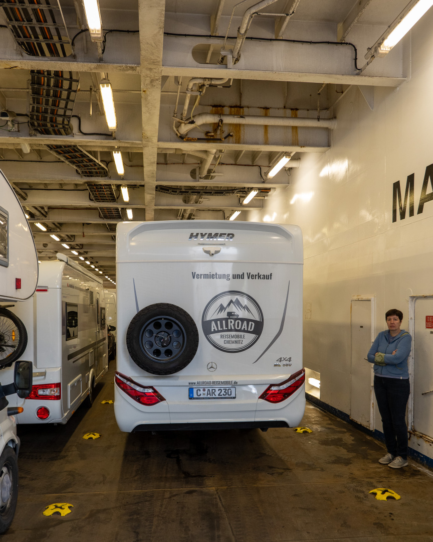 Auf der Fähre zwischen Färöer und Island