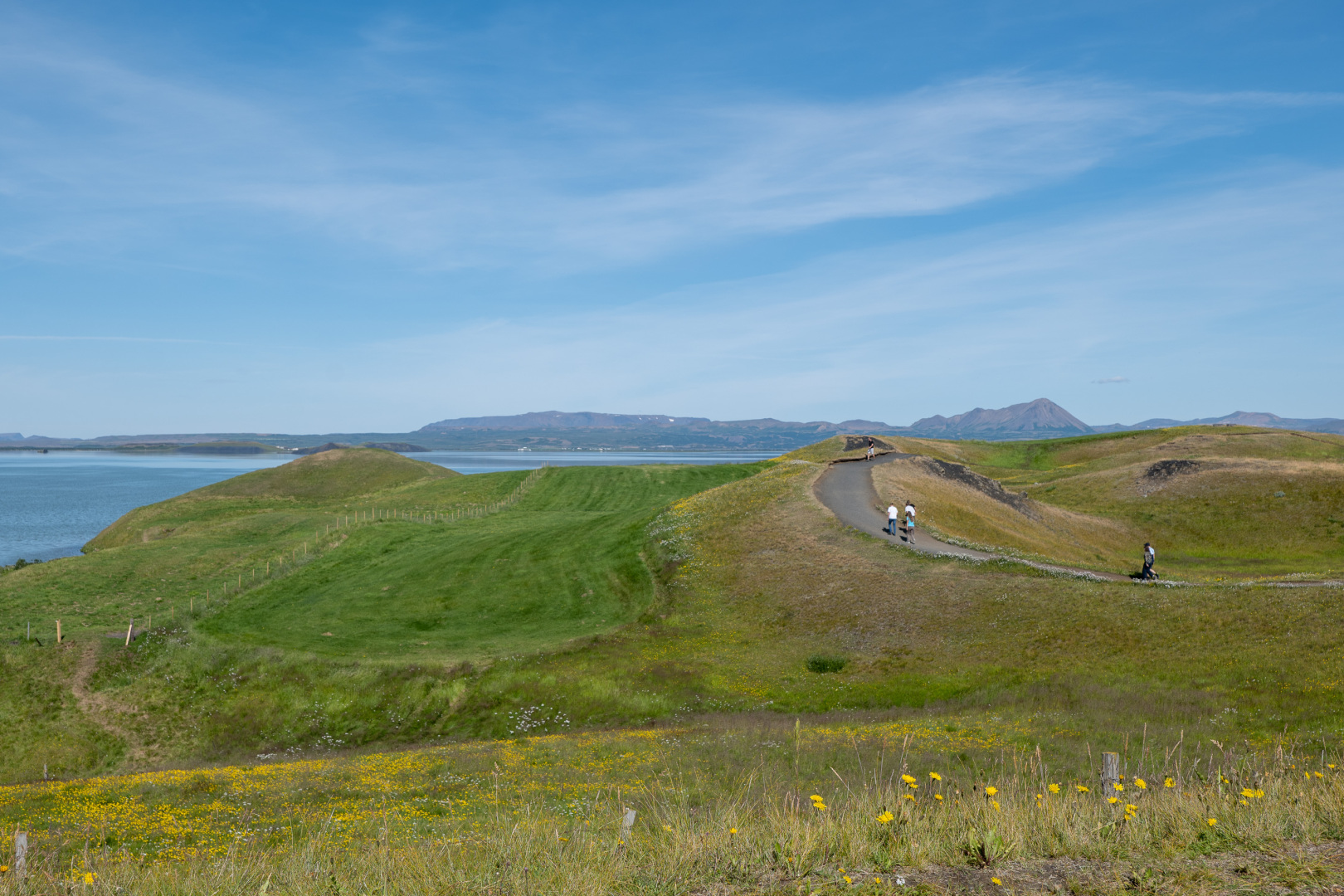 Die Pseudokrater von Skútustaðir