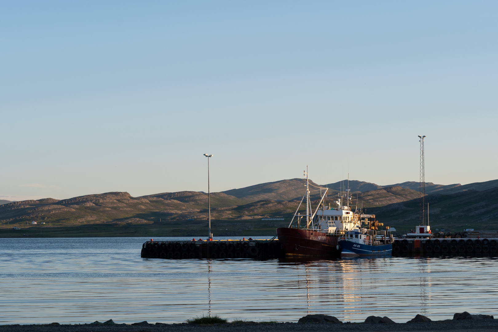Abendlicht in Hólmavík