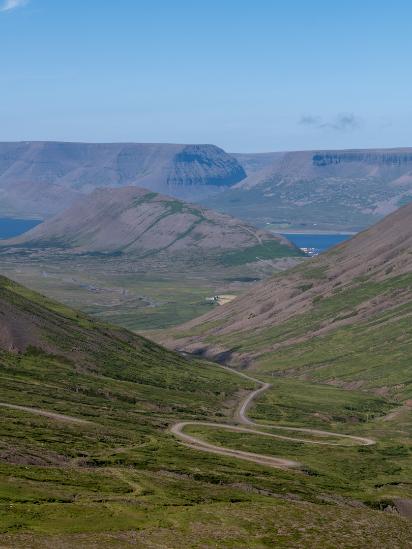 Westfjorde von oben