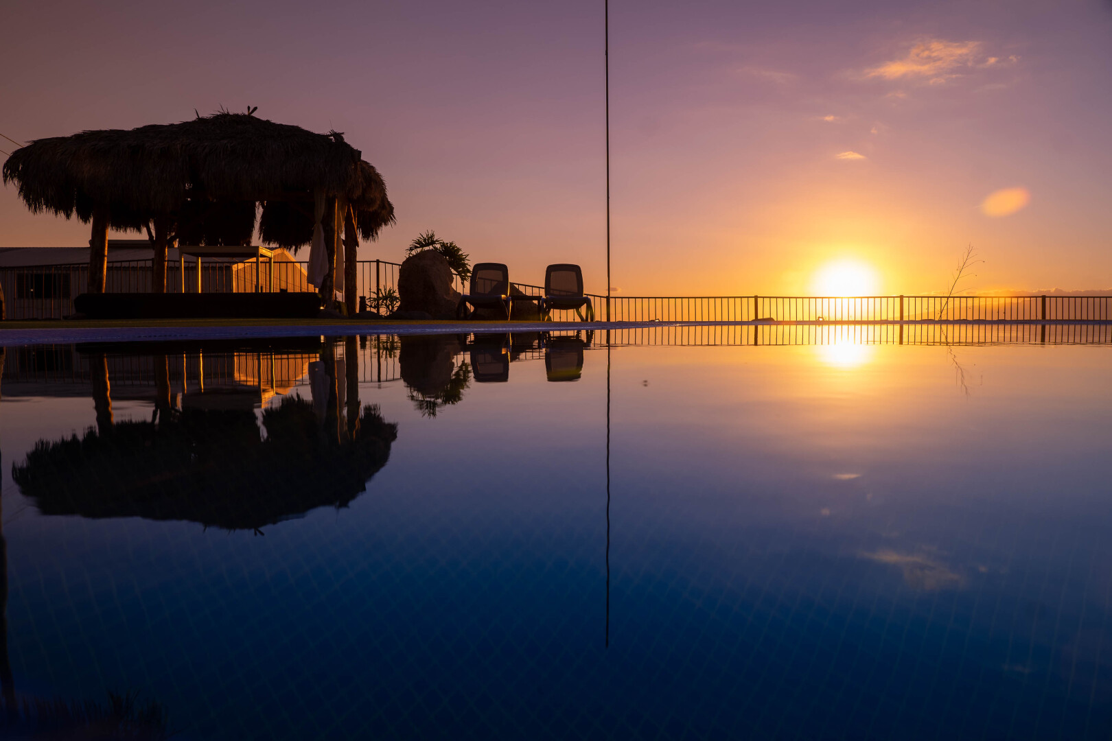 Sonnenuntergang in der La Case Nova