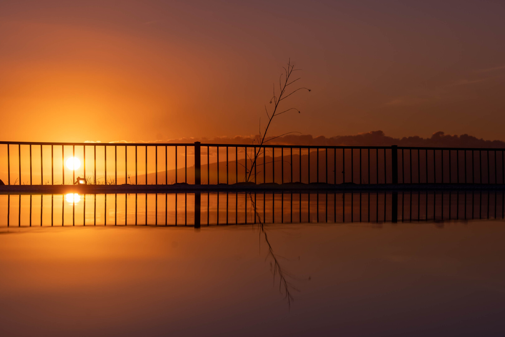 Sonnenuntergang in der La Case Nova