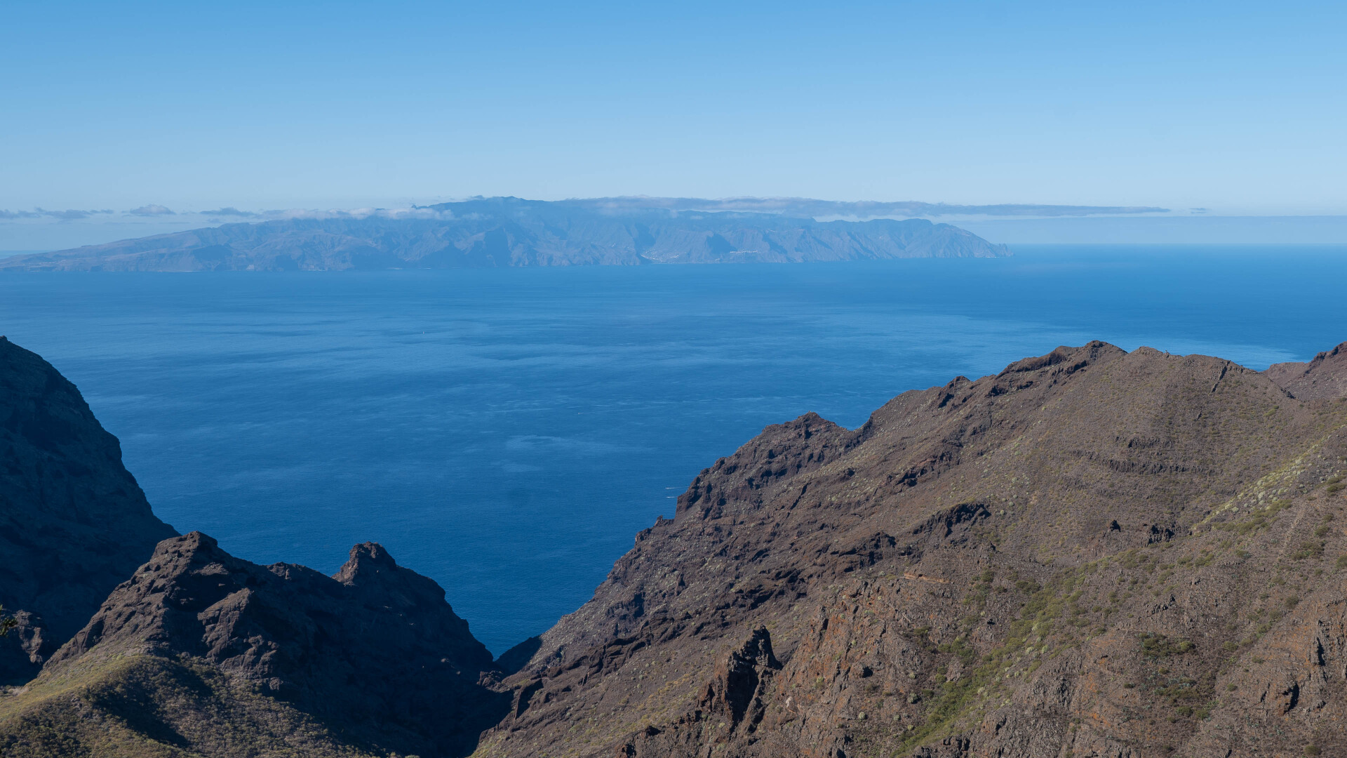 Blick nach La Gomera