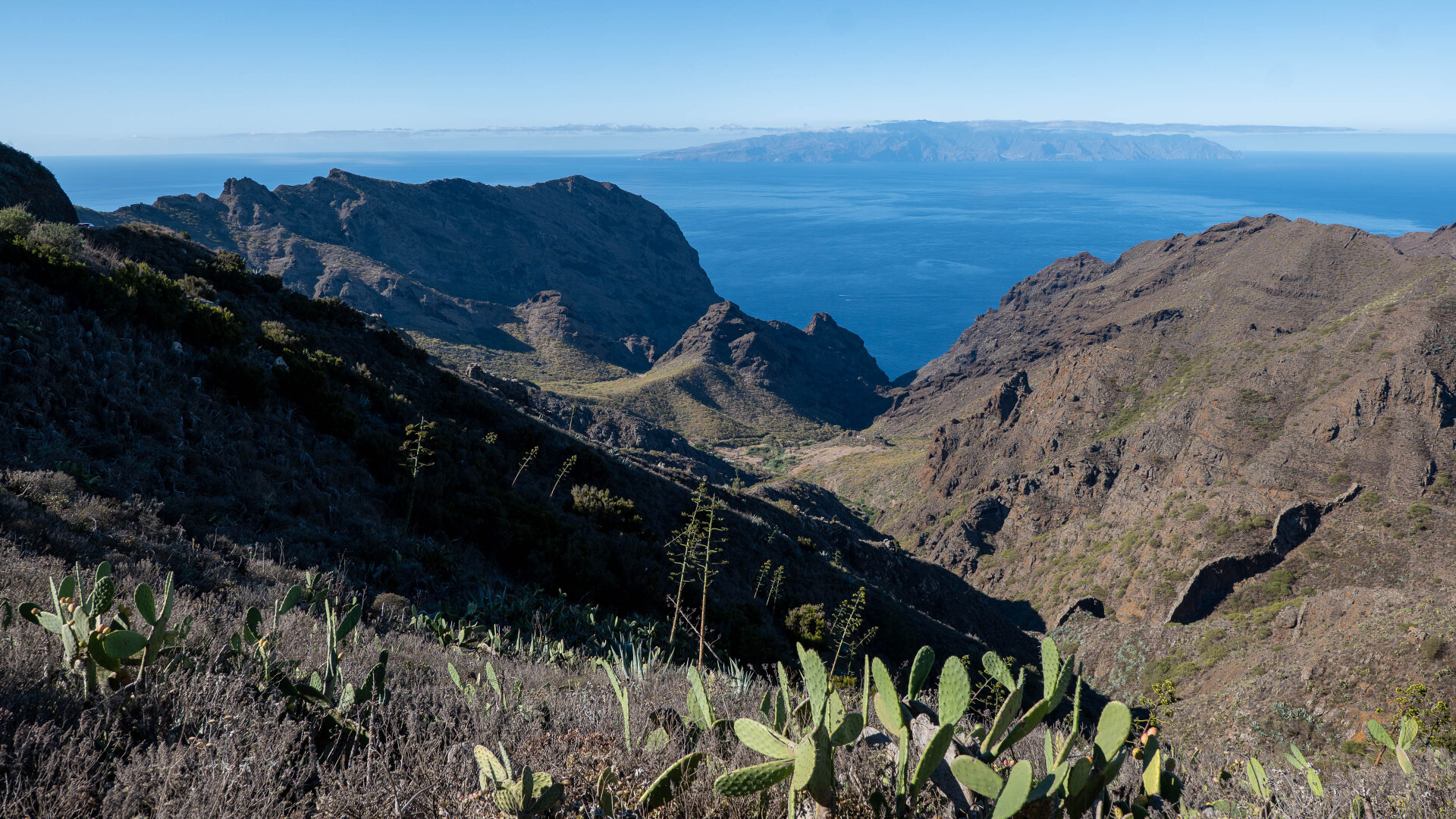 Blick nach La Gomera