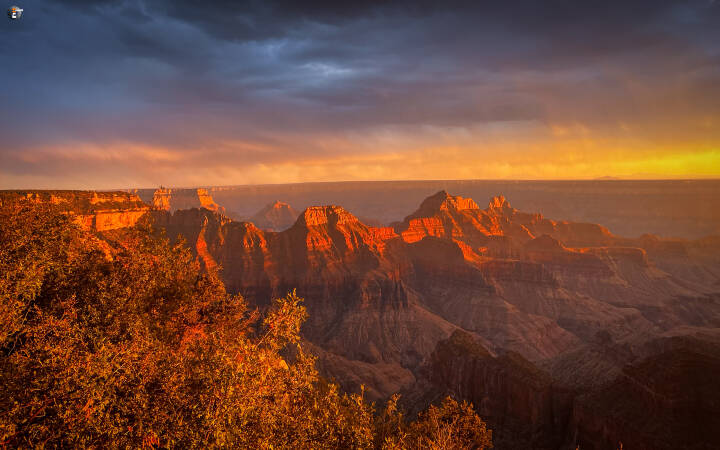 Sunset on North Rim