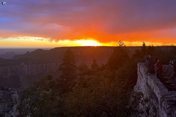 Sunset on North Rim