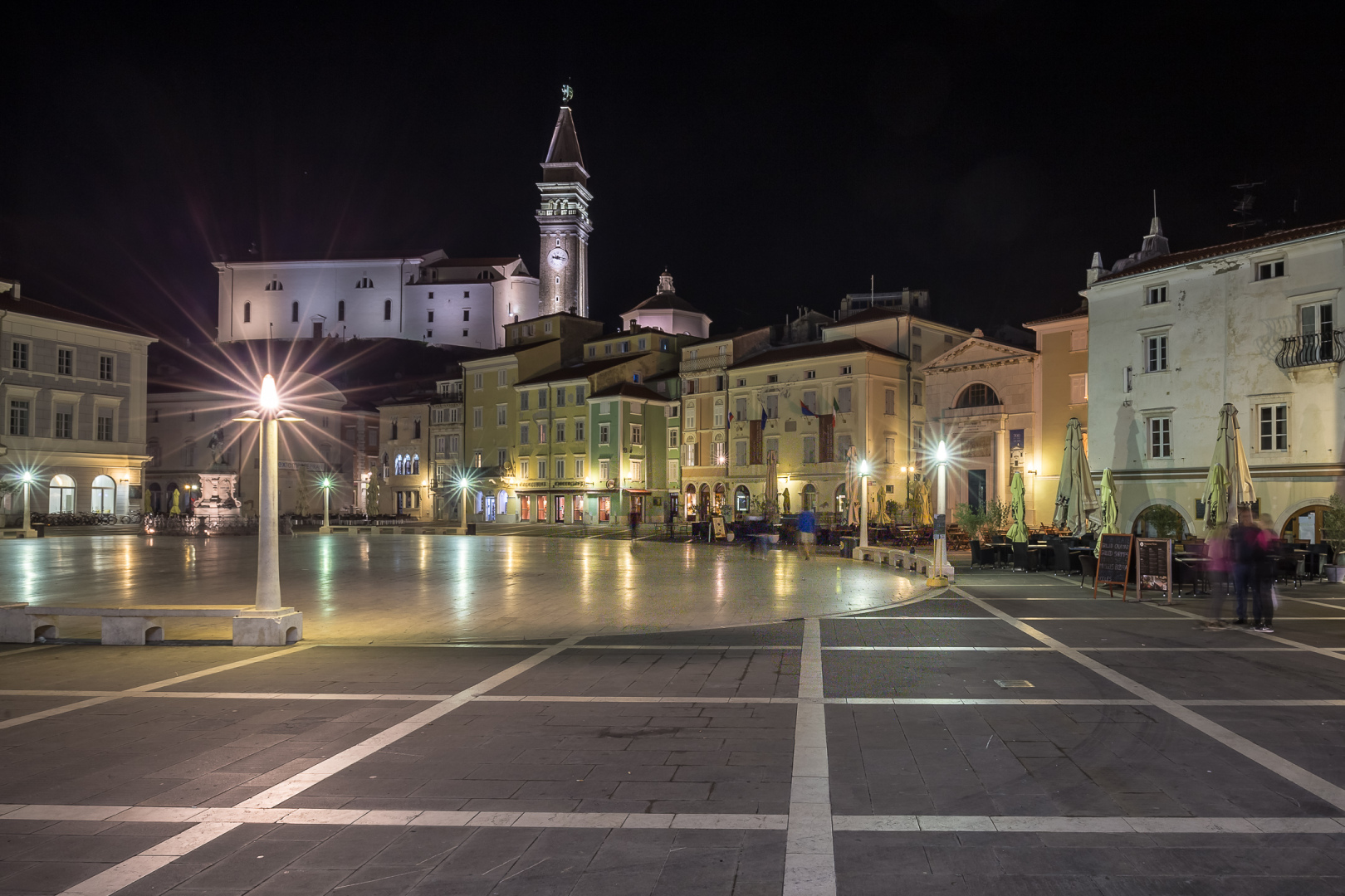 Piran by night